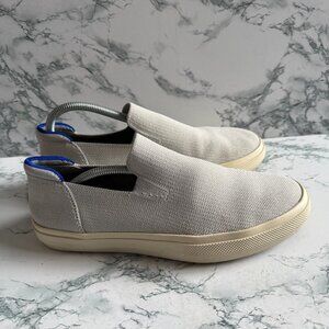 Rothys Women 9.5 The Original Slip On Shoe Comfort Sneaker Light Gray Everyday